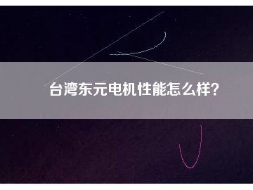 臺(tái)灣東元電機(jī)性能怎么樣？